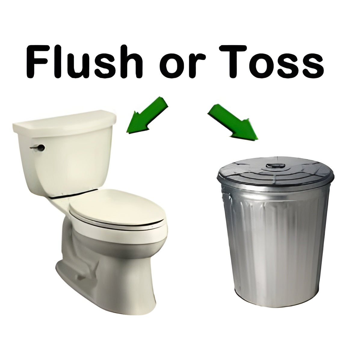 Our bags can be flushed or tossed in the trash can.